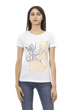 Load image into Gallery viewer, Trussardi Action Chic White Printed Round Neck Tee
