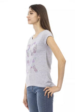 Load image into Gallery viewer, Trussardi Action Elegant Gray Cotton Blend Tee
