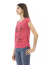 Load image into Gallery viewer, Trussardi Action Pink Short Sleeve Fashion Tee
