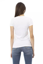 Load image into Gallery viewer, Trussardi Action Chic V-Neck Tee with Graphic Elegance
