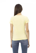 Load image into Gallery viewer, Trussardi Action Chic Yellow Short Sleeve Tease with Print
