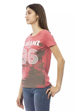 Load image into Gallery viewer, Trussardi Action Chic Pink Tee with Elegant Front Print
