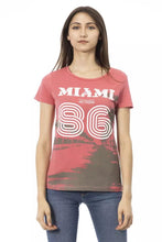 Load image into Gallery viewer, Trussardi Action Chic Pink Tee with Elegant Front Print
