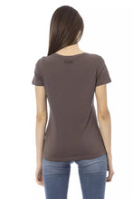 Load image into Gallery viewer, Trussardi Action Chic V-Neck Tee with Elegant Front Print
