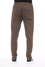 Load image into Gallery viewer, Distretto12 Elegant Brown Cotton Blend Trousers
