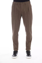 Load image into Gallery viewer, Distretto12 Elegant Brown Cotton Blend Trousers
