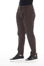 Load image into Gallery viewer, Distretto12 Chic Brown Cotton Blend Trousers
