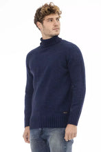 Load image into Gallery viewer, Distretto12 Elegant Turtleneck Sweater in Blue
