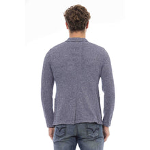 Load image into Gallery viewer, Distretto12 Elegant Blue Fabric Jacket with Classic Cut
