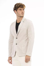 Load image into Gallery viewer, Distretto12 Chic Beige Cotton Blend Jacket

