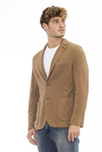 Load image into Gallery viewer, Distretto12 Classic Brown Cotton Blend Jacket
