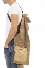 Load image into Gallery viewer, Distretto12 Elegant Brown Jacket with Backpack Feature
