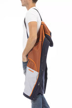 Load image into Gallery viewer, Distretto12 Versatile Blue Hooded Jacket with Backpack Feature
