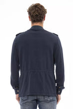 Load image into Gallery viewer, Distretto12 Sleek Cotton Blend Blue Jacket
