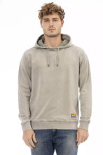 Load image into Gallery viewer, Distretto12 Elegant Beige Hooded Sweatshirt with Fine Ribbing
