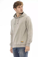 Load image into Gallery viewer, Distretto12 Elegant Beige Hooded Sweatshirt with Fine Ribbing
