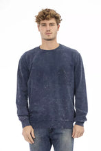 Load image into Gallery viewer, Distretto12 Chic Blue Fleece Sweater with Crew Neck
