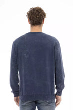 Load image into Gallery viewer, Distretto12 Chic Blue Fleece Sweater with Crew Neck

