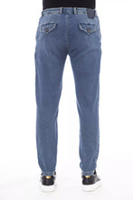 Load image into Gallery viewer, Distretto12 Elevated Blue Denim with Edgy Detailing
