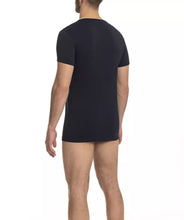 Load image into Gallery viewer, Cavalli Class Sleek V-Neck Tee with Signature Print
