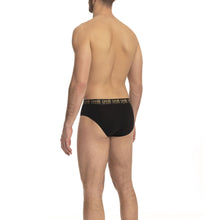 Load image into Gallery viewer, Cavalli Class Elegant Black Logo Band Briefs Duo
