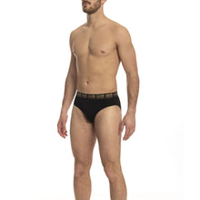 Load image into Gallery viewer, Cavalli Class Elegant Black Logo Band Briefs Duo
