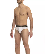 Load image into Gallery viewer, Cavalli Class Sleek White Briefs Duo with Logo Band
