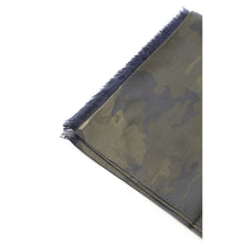 Load image into Gallery viewer, Trussardi Elegant Army Printed Cotton-Silk Scarf
