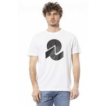 Load image into Gallery viewer, Invicta Elegant White Cotton Crew Neck Tee
