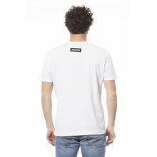 Load image into Gallery viewer, Invicta Elegant White Cotton Crew Neck Tee
