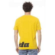 Load image into Gallery viewer, Invicta Sunshine Yellow Crew Neck Tee with Logo Print
