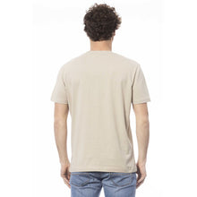 Load image into Gallery viewer, Invicta Beige Cotton Crew Neck Logo Tee
