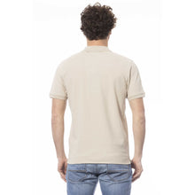 Load image into Gallery viewer, Invicta Beige Cotton Short Sleeve Polo
