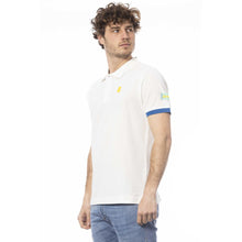 Load image into Gallery viewer, Invicta Crisp White Cotton Polo with Chest Logo
