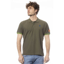 Load image into Gallery viewer, Invicta Elegant Green Cotton Polo with Emblem Detail
