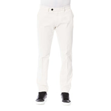 Load image into Gallery viewer, Trussardi Elegant White Cotton Blend Trousers
