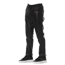 Load image into Gallery viewer, Trussardi Sleek Black Leather Trousers for Men
