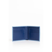 Load image into Gallery viewer, Trussardi Elegant Light Blue Leather Wallet
