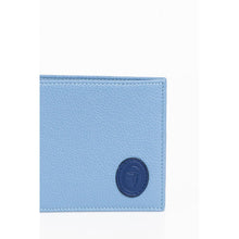 Load image into Gallery viewer, Trussardi Elegant Light Blue Leather Wallet
