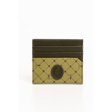 Load image into Gallery viewer, Trussardi Elegant Green Leather Card Holder
