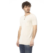 Load image into Gallery viewer, Distretto12 Chic Beige Short Sleeve Cotton Sweater
