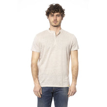 Load image into Gallery viewer, Distretto12 Beige Short Sleeve Linen Sweater
