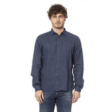 Load image into Gallery viewer, Distretto12 Elegant Blue Linen Shirt for Men
