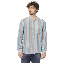 Load image into Gallery viewer, Distretto12 Elegant Light Blue Mandarincollar Shirt
