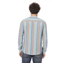 Load image into Gallery viewer, Distretto12 Elegant Light Blue Mandarincollar Shirt
