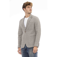 Load image into Gallery viewer, Distretto12 Elegant Beige Cotton Blend Jacket
