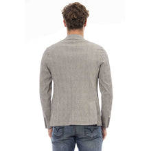 Load image into Gallery viewer, Distretto12 Elegant Beige Cotton Blend Jacket
