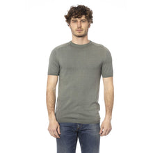Load image into Gallery viewer, Distretto12 Army Green Crew Neck Cotton Tee
