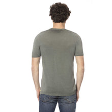 Load image into Gallery viewer, Distretto12 Army Green Crew Neck Cotton Tee
