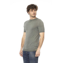 Load image into Gallery viewer, Distretto12 Army Green Crew Neck Cotton Tee
